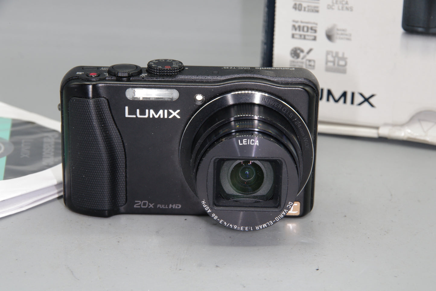 Panasonic Lumix DMC-TZ35 16.1MP 20x Zoom in Black - Excellent Boxed
