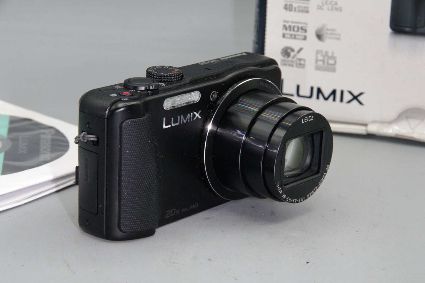 Panasonic Lumix DMC-TZ35 16.1MP 20x Zoom in Black - Excellent Boxed