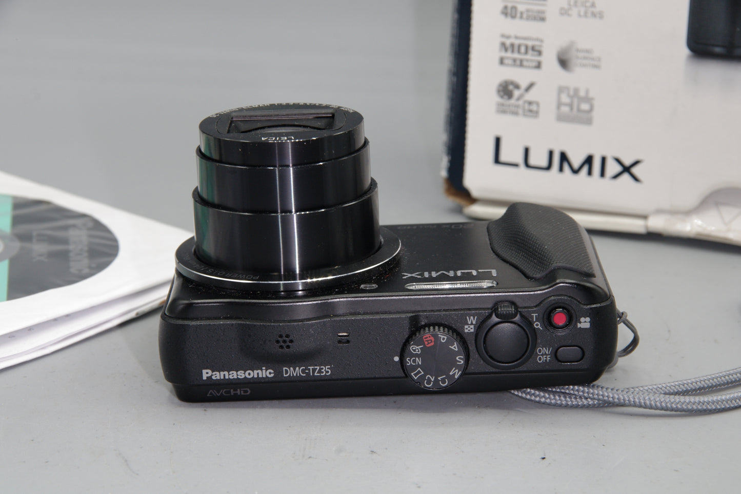 Panasonic Lumix DMC-TZ35 16.1MP 20x Zoom in Black - Excellent Boxed