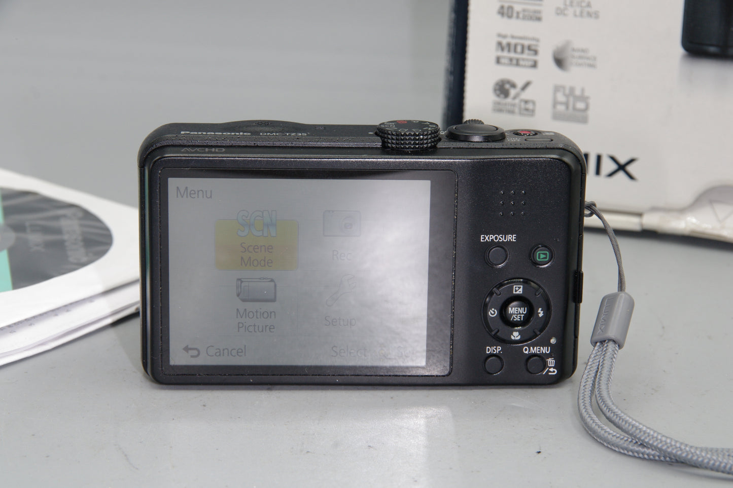 Panasonic Lumix DMC-TZ35 16.1MP 20x Zoom in Black - Excellent Boxed