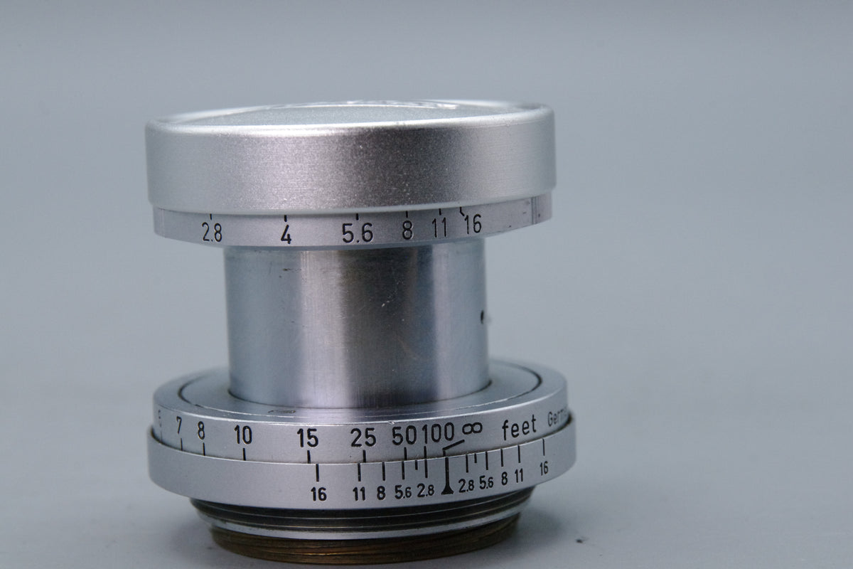 Leitz Elmar 5cm f/2.8 Lens L39 Mount Collapsible – Serviced with Front Cap