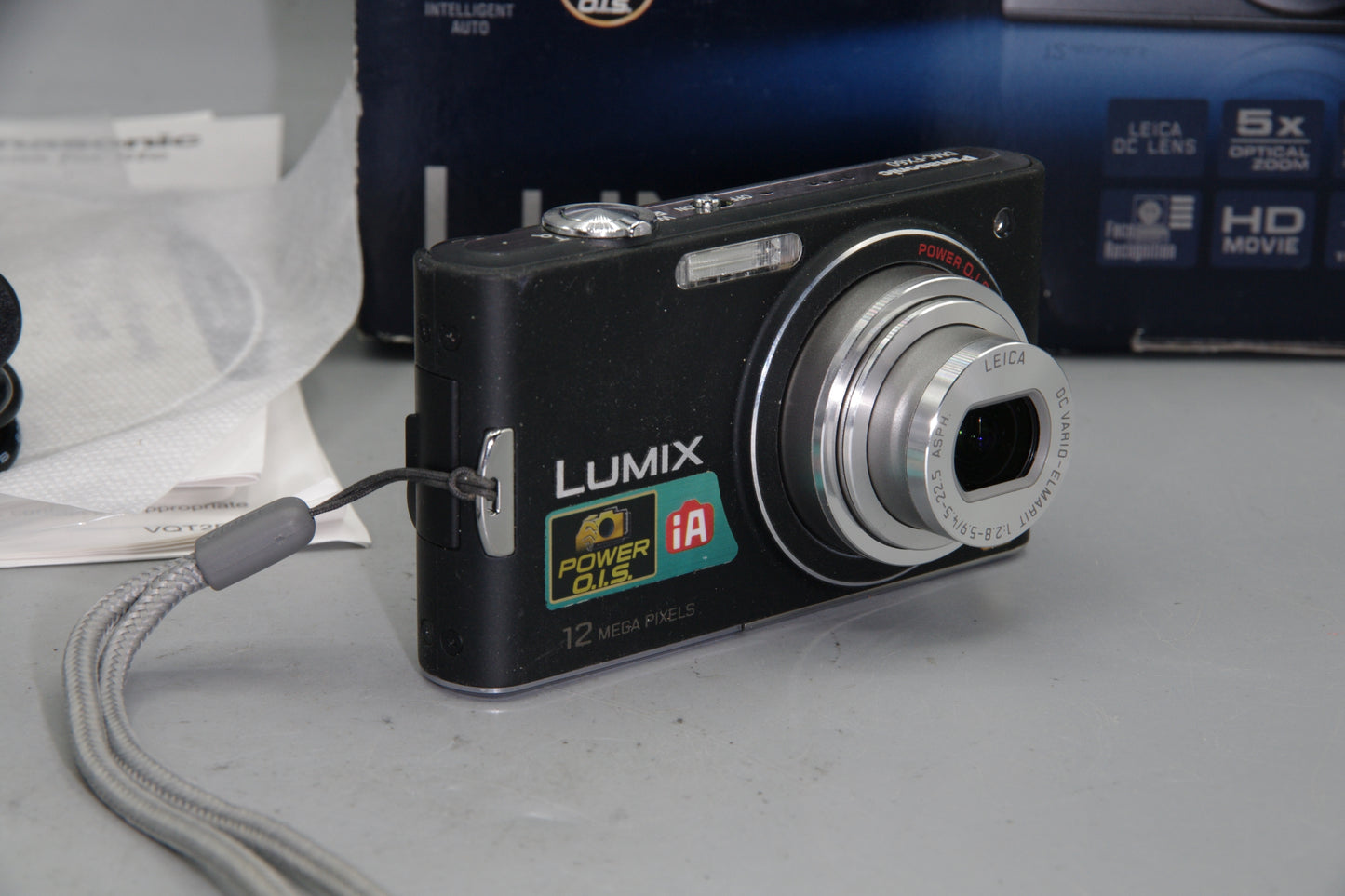 Panasonic Lumix DMC-FX60 Compact Digital Camera 12MP 5x Zoom HD Video - Boxed