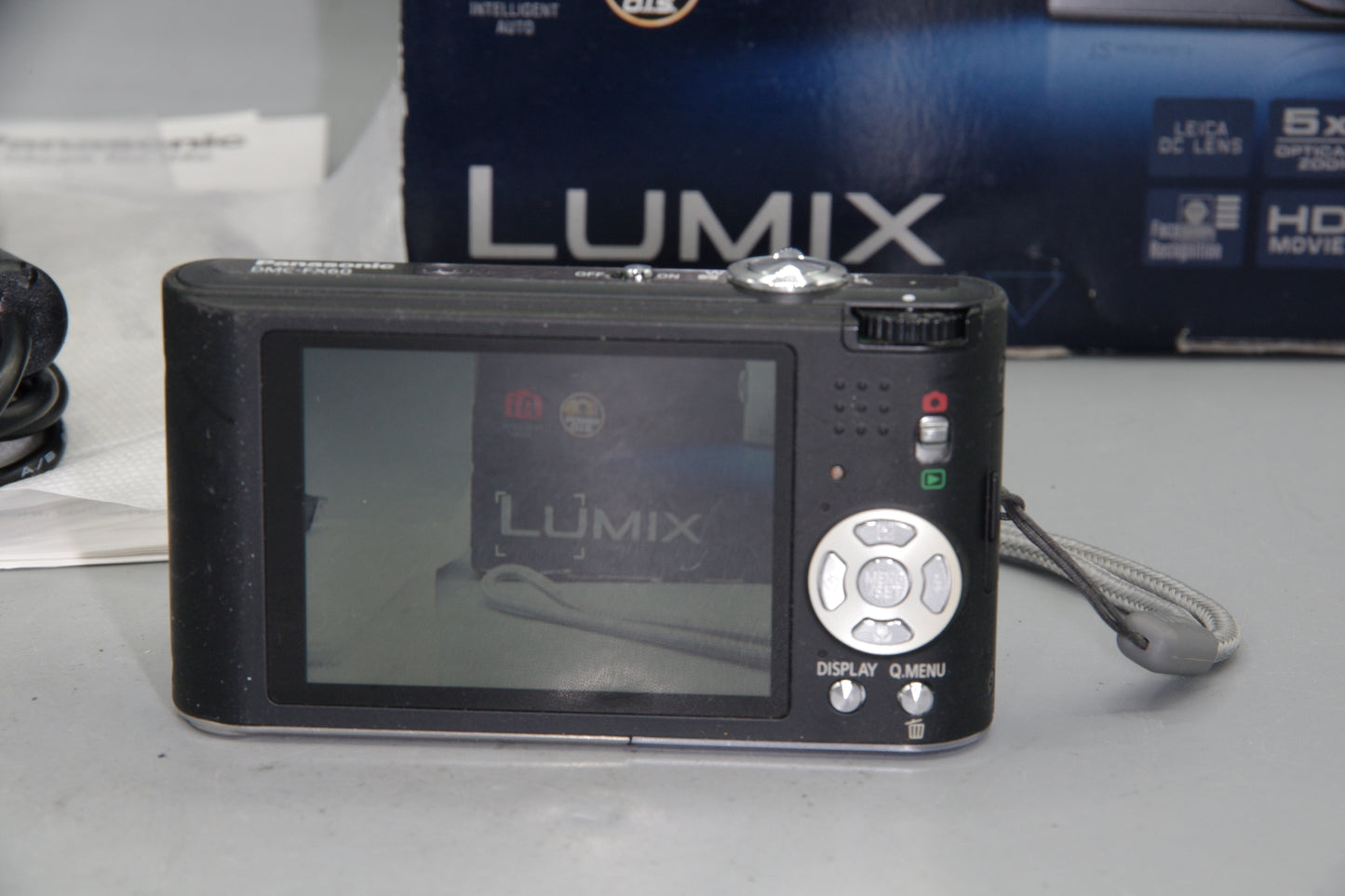 Panasonic Lumix DMC-FX60 Compact Digital Camera 12MP 5x Zoom HD Video - Boxed