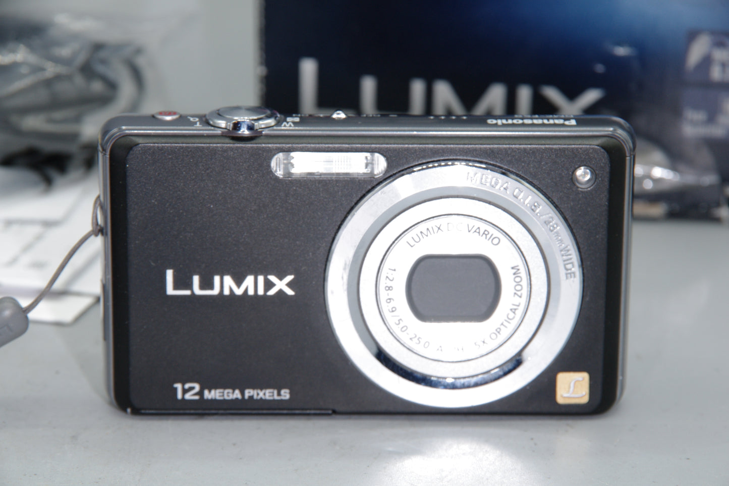 Panasonic Lumix DMC-FS9 Compact Digital Camera 12MP 5x Zoom OIS Black