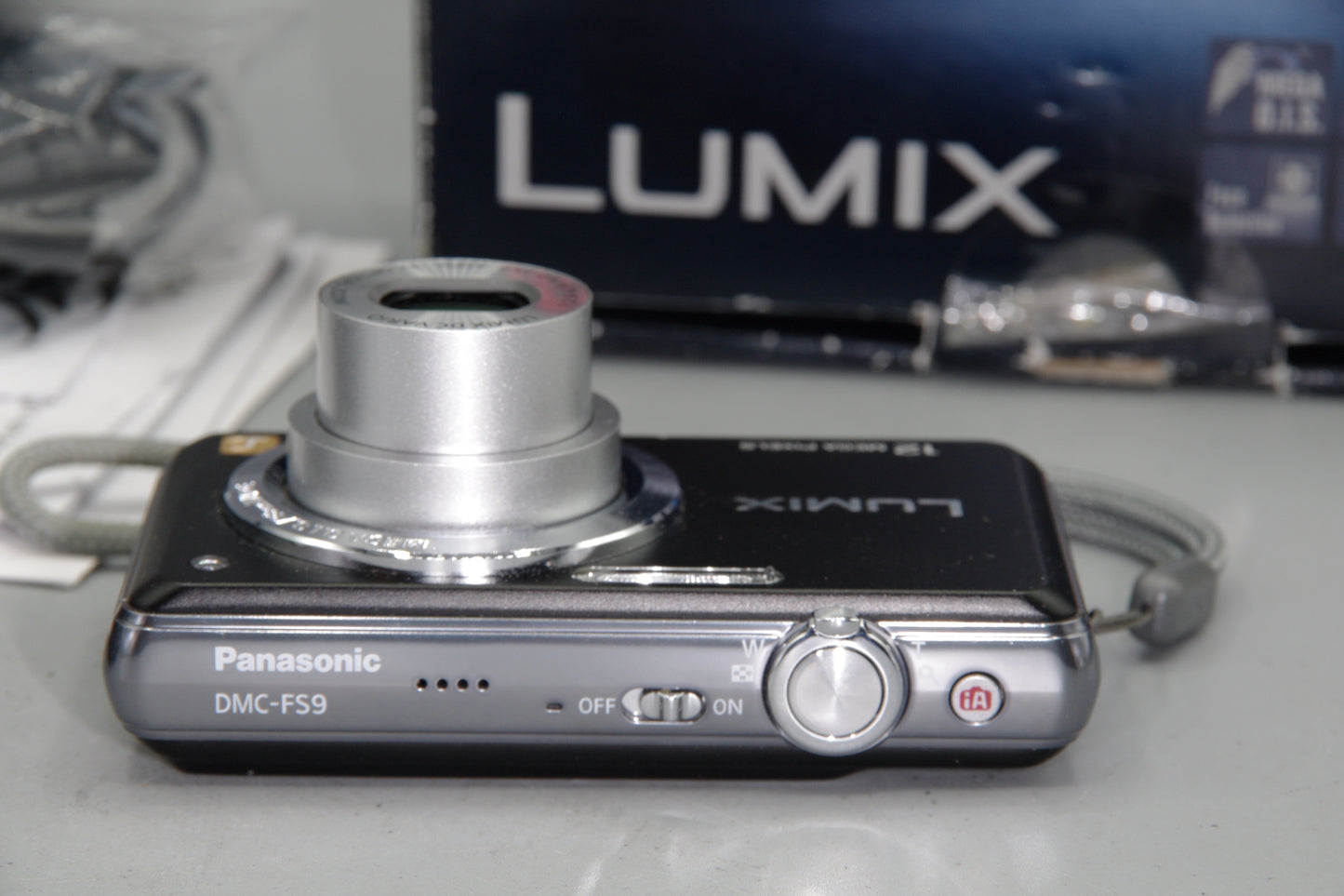 Panasonic Lumix DMC-FS9 Compact Digital Camera 12MP 5x Zoom OIS Black