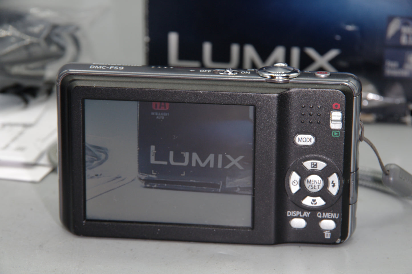 Panasonic Lumix DMC-FS9 Compact Digital Camera 12MP 5x Zoom OIS Black