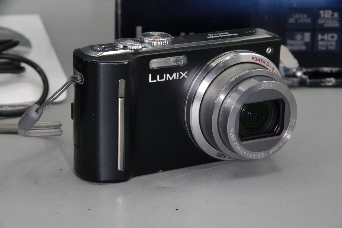 Panasonic Lumix DMC-TZ8 Compact Camera 12MP 12x Zoom HD Video Black Boxed
