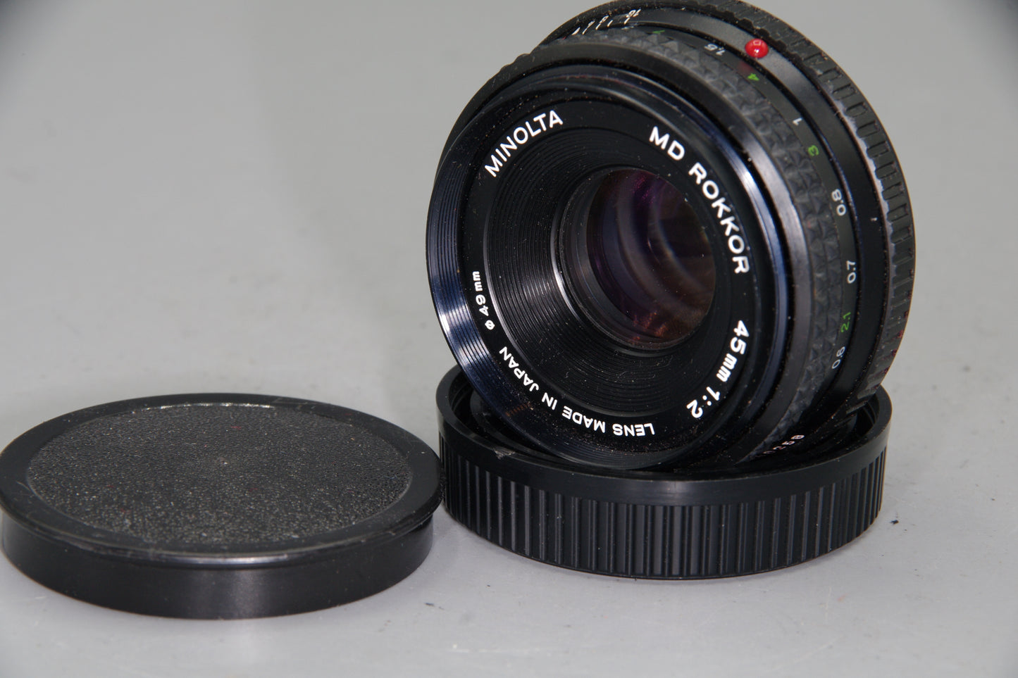 Minolta MD Rokkor 45mm f/2 Manual Focus Lens for SR Mount (Pancake)