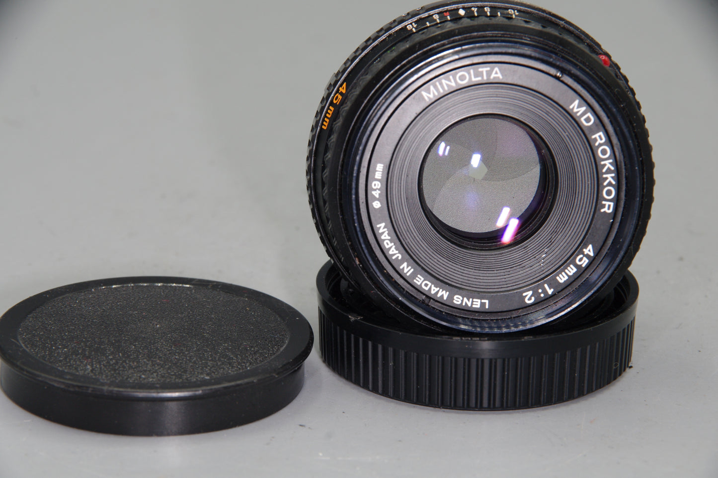 Minolta MD Rokkor 45mm f/2 Manual Focus Lens for SR Mount (Pancake)