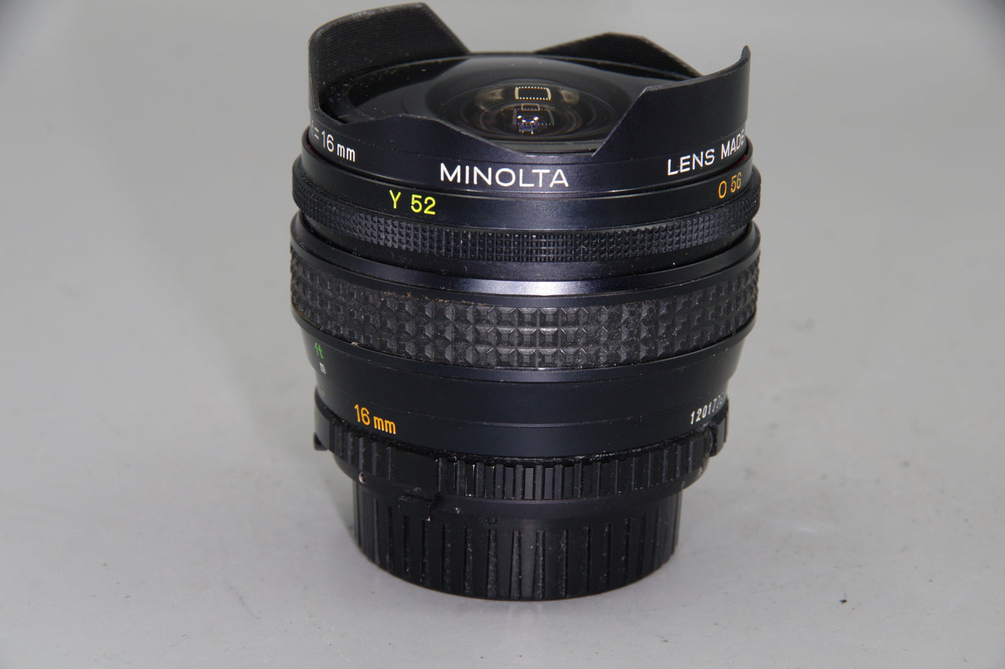 Minolta MD Rokkor 16mm f/2.8 Fisheye Lens (MD Version) for SR Mount