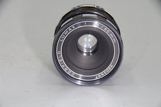 Corfield Lumax 50mm f/2.8 Lens – M39 Mount, Very Good Condition