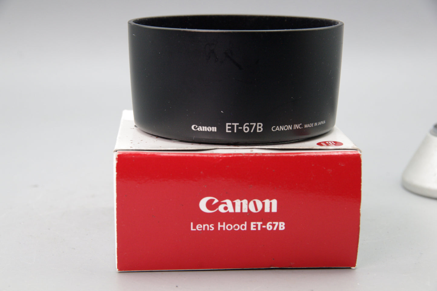 Canon ET‑67B Lens Hood in Box – Genuine Canon – For EF‑S 60mm Macro – Exc