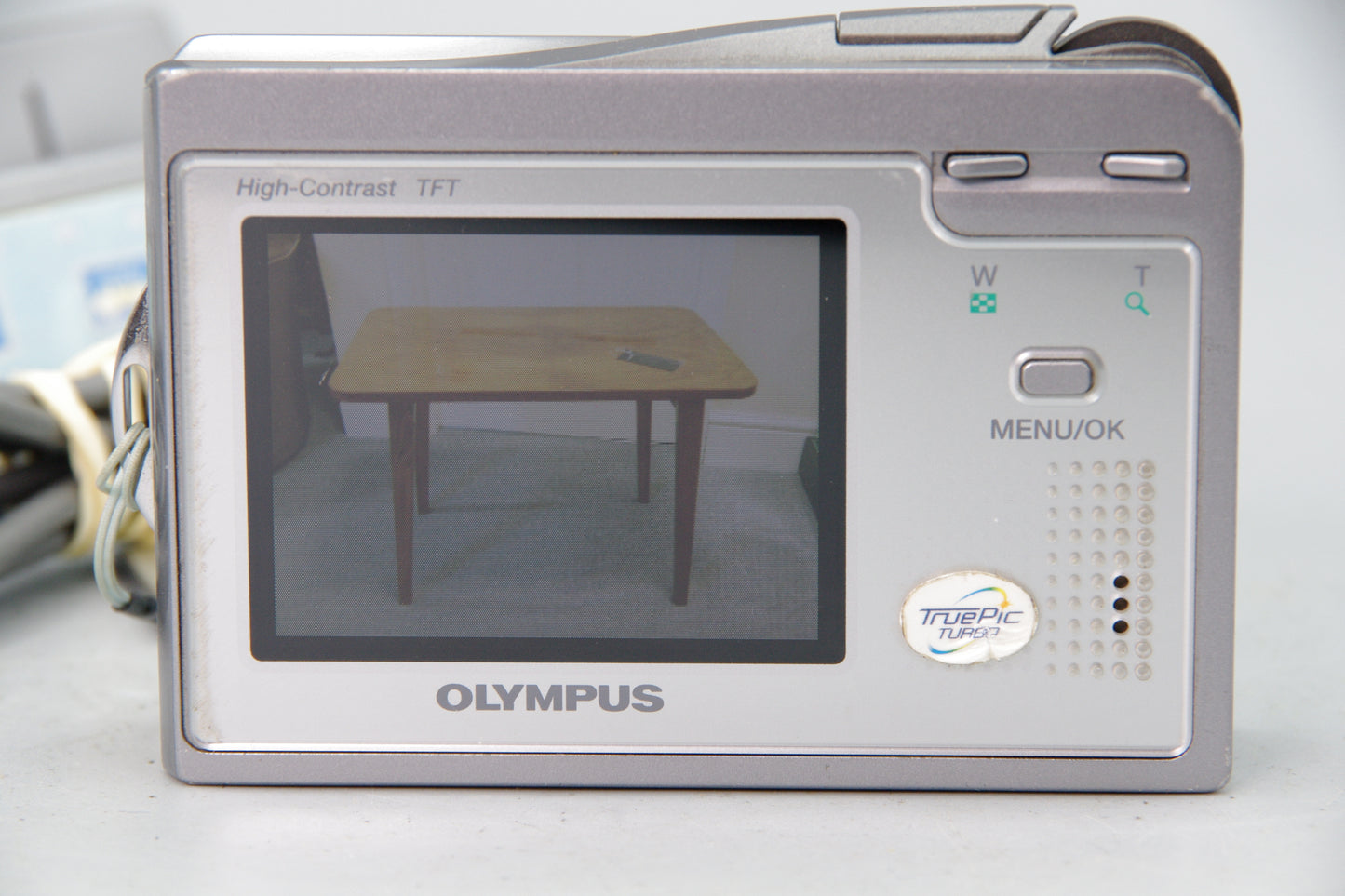 Olympus Camedia AZ-1 3.2MP Digital Camera with Battery and Dock
