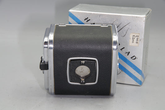 Hasselblad A12 Film Back – Matching Serials, V System, 120 Roll Film (boxed)