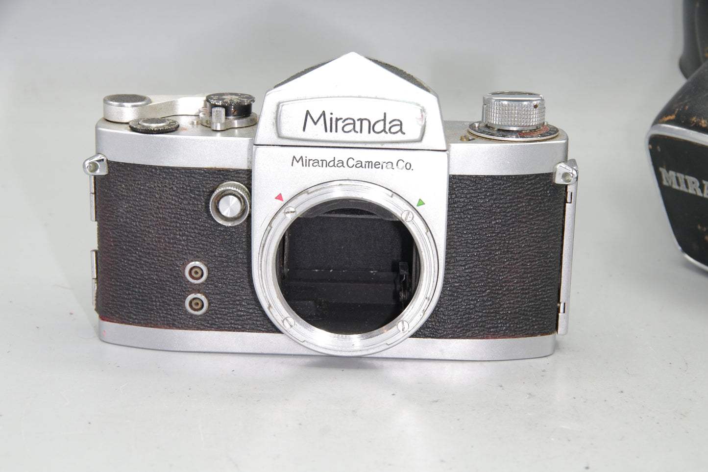 Miranda D 35mm SLR Camera with Case – For Repair, Shutter Speeds Slow