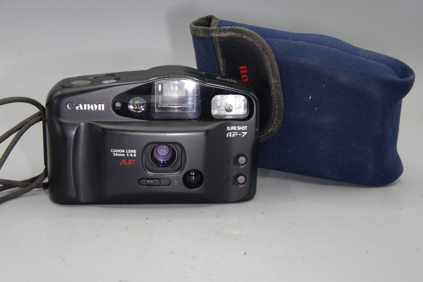 Canon Sure Shot AF-7 35mm Compact Camera – Fully Working with Strap & Case