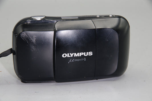 Olympus Mju I Quartz Date 35mm Film Camera Compact Auto Focus 1991 - PLS Read