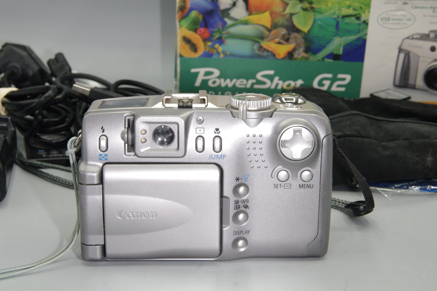Canon PowerShot G2 4MP Digital Camera Boxed + Charger + Case