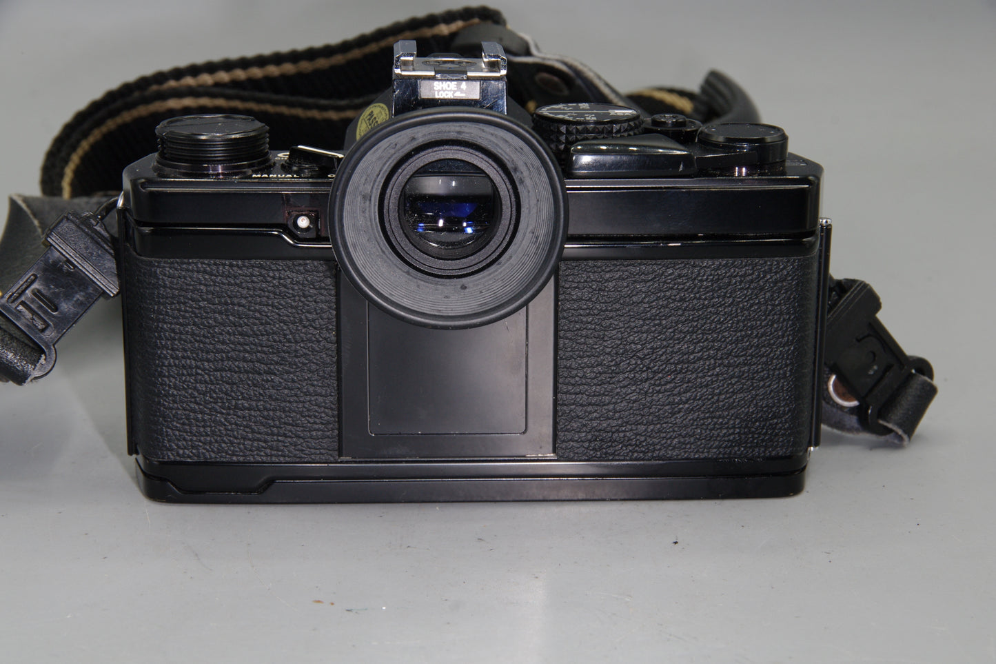 Olympus OM-2N Black 35mm SLR + Zuiko 50mm f/1.8 Lens – Tested & New Batteries
