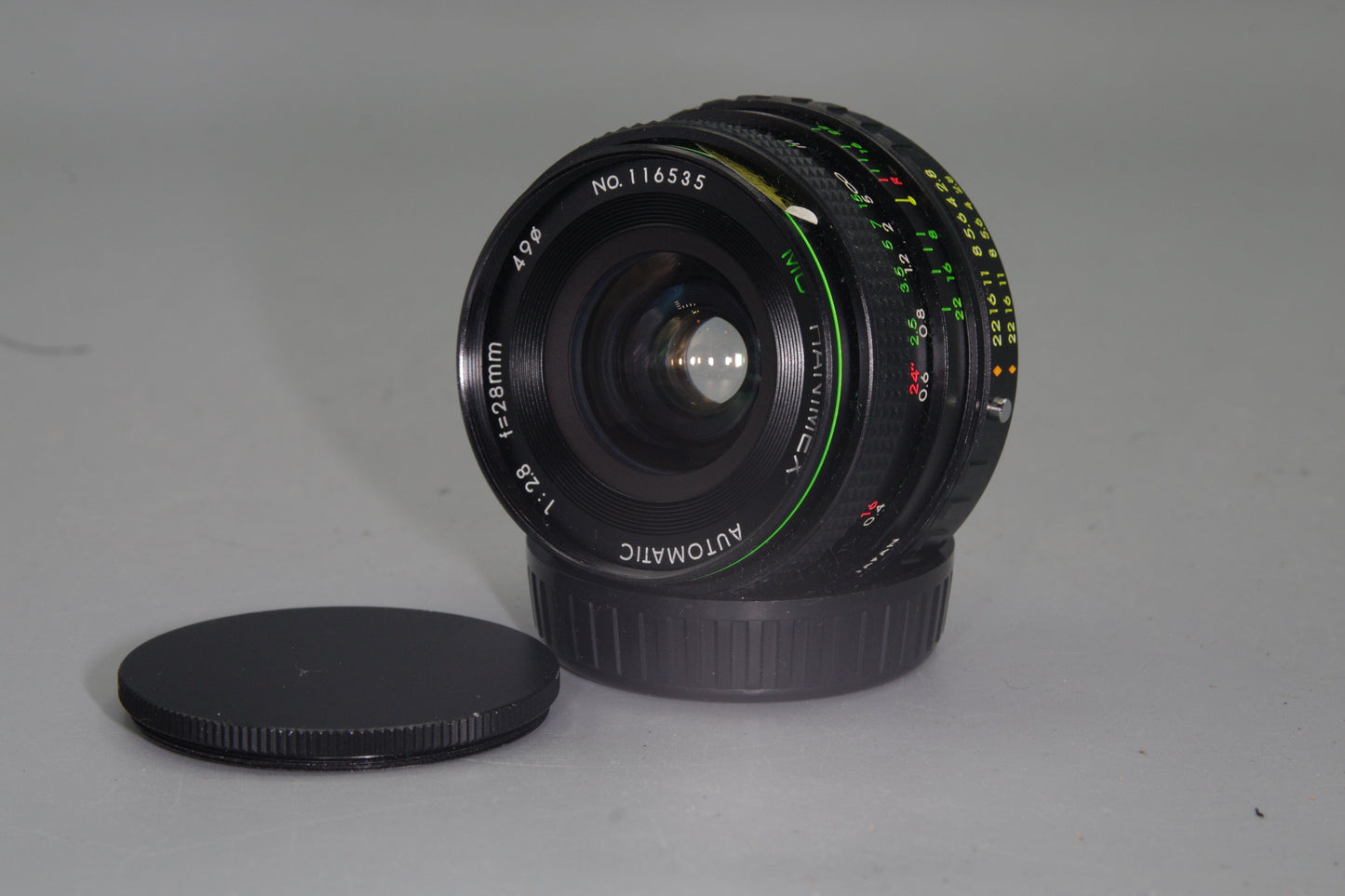 Hanimex 28mm F/2.8 Lens - Fuji Bayonet Mount