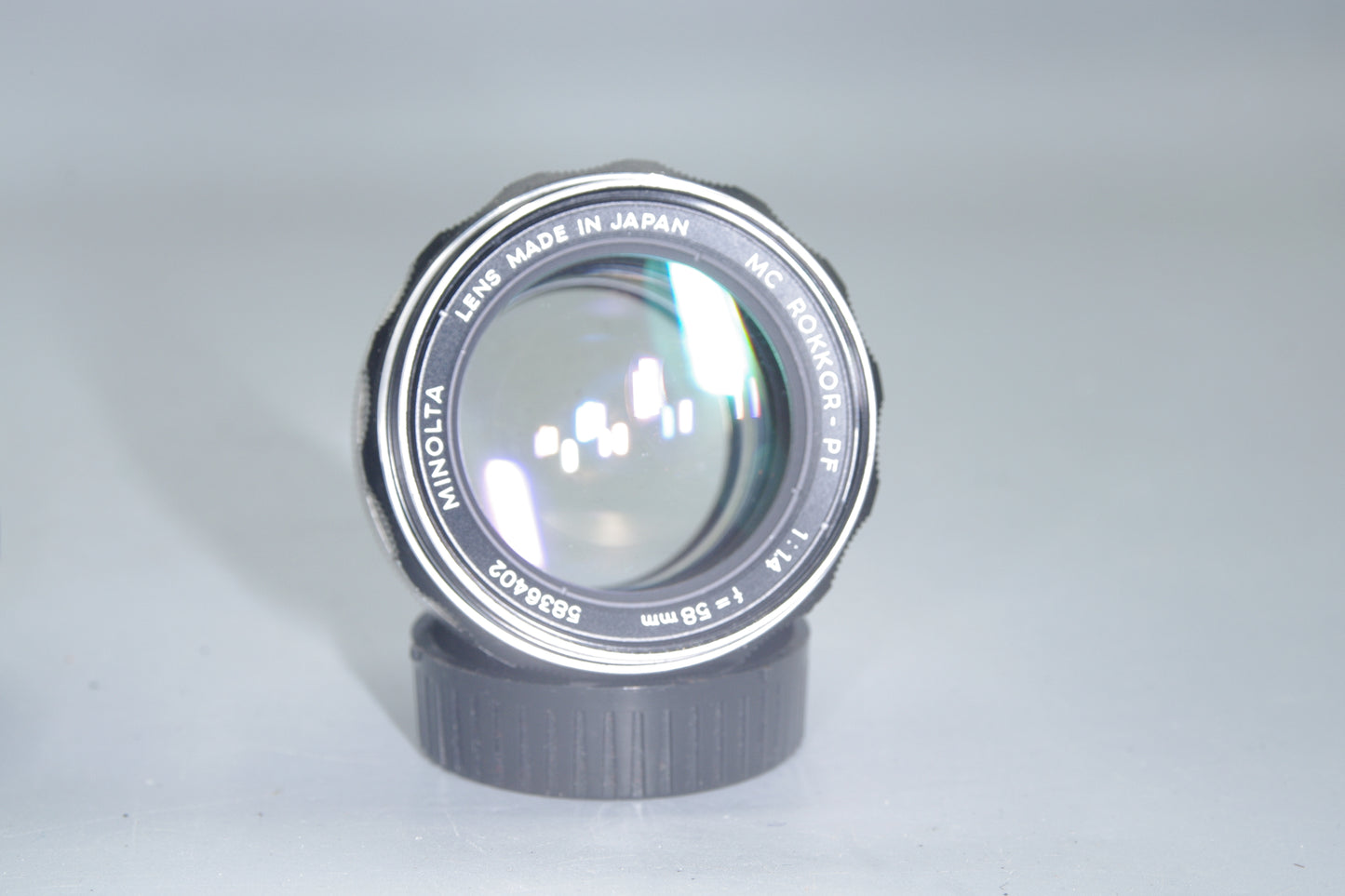 Minolta MC Rokkor-Pf 58mm F/1.4 MD Mount Lens -Excellent