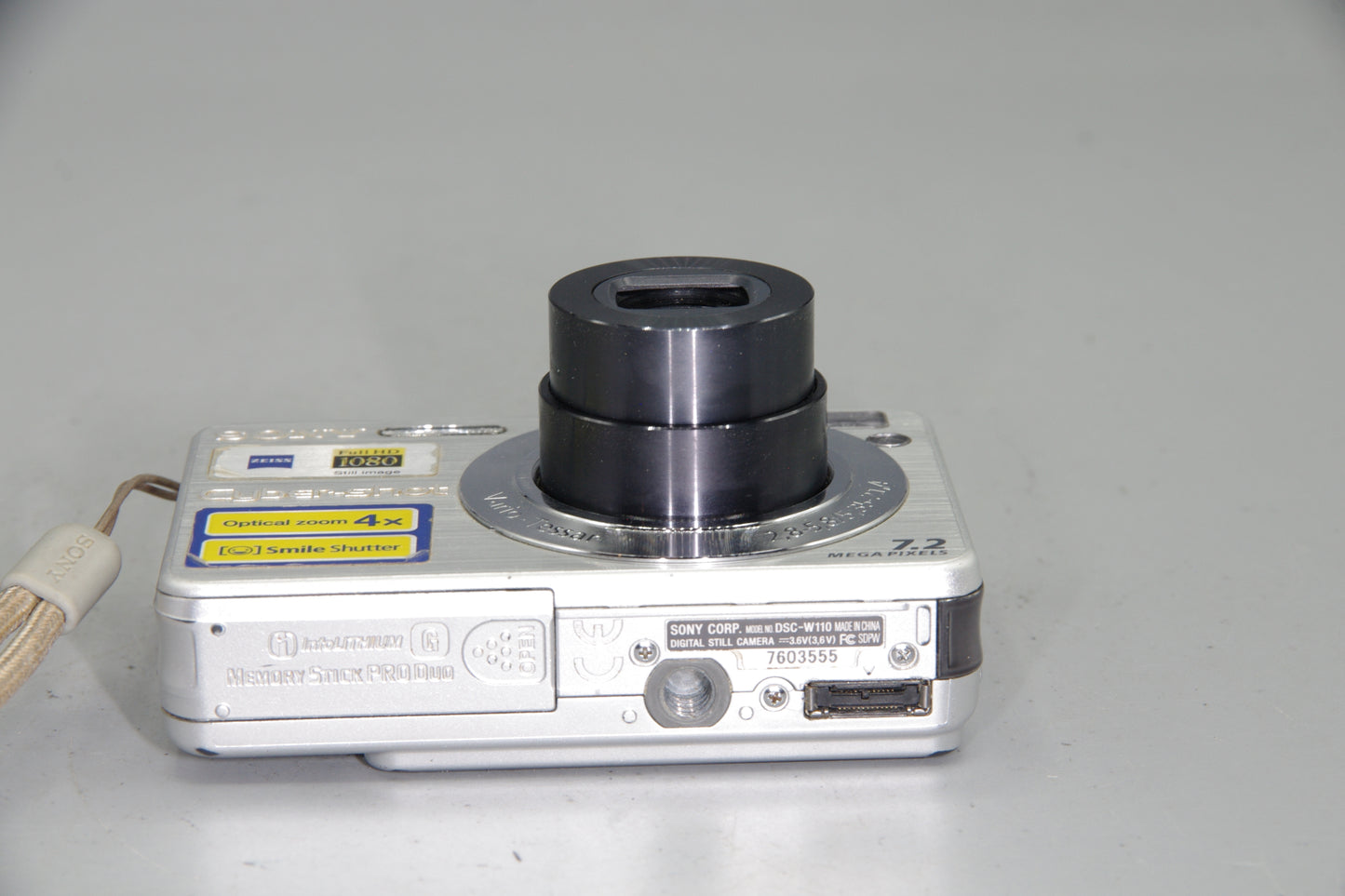 Sony DSC-W110 Digital Camera – 7.2MP Compact with 4x Zoom