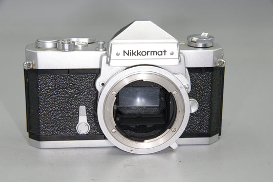 Nikon Nikkormat FTN 35mm SLR Film Silver Camera Body – Tested Classic