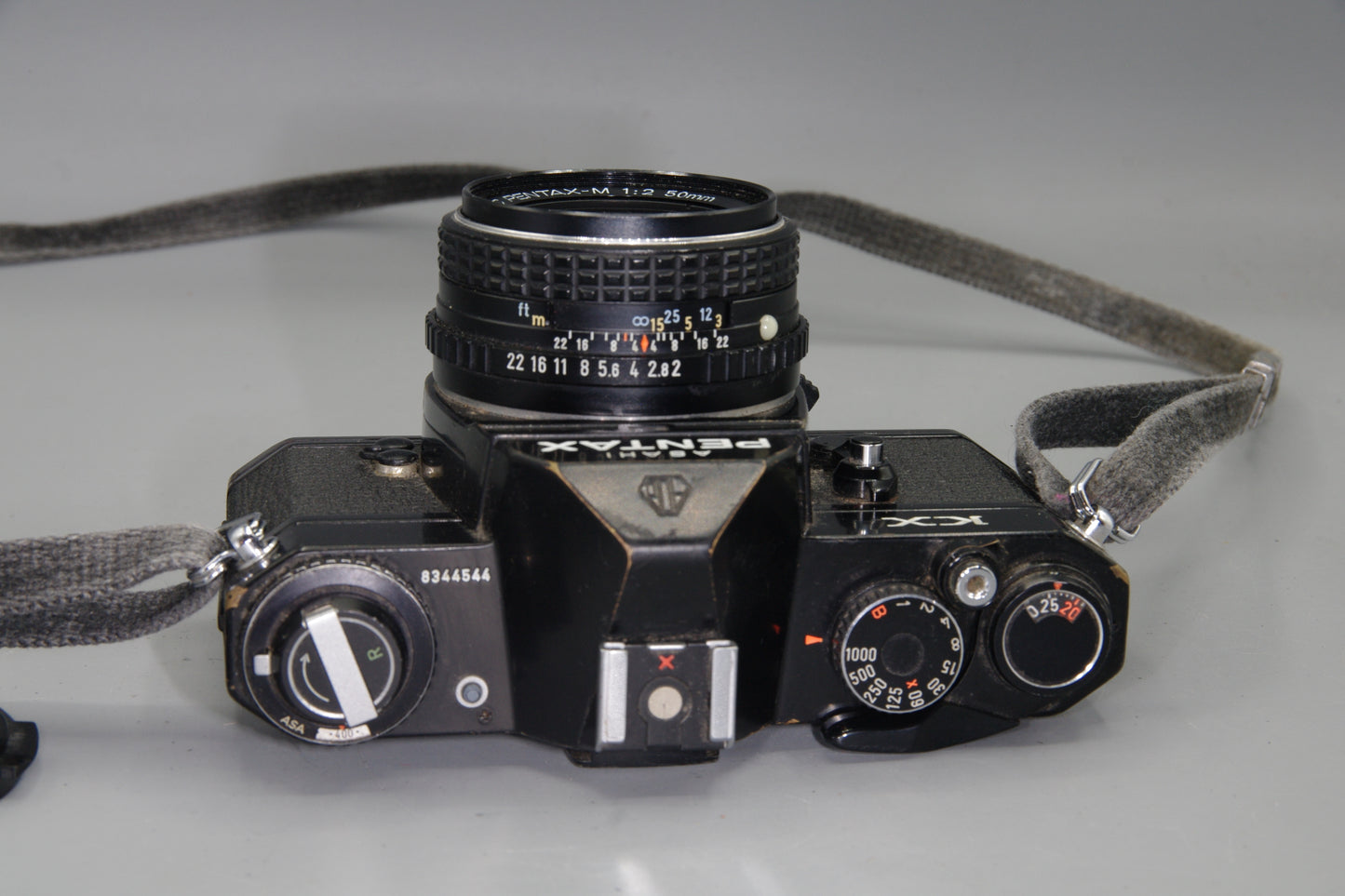 Pentax KX 35mm SLR Camera with Pentax-M 50mm F/2 Lens - Tested VGC