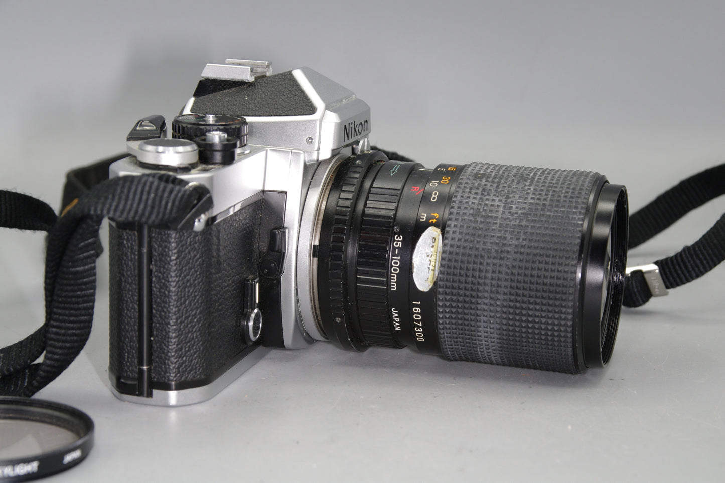 Nikon FE 35mm SLR with 35-100mm Lens and Batteries
