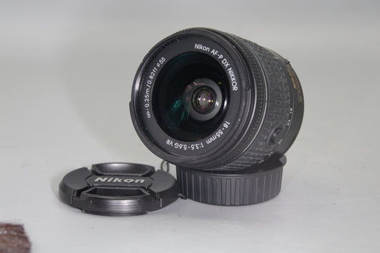 Nikon AF-P Nikkor 18-55mm F/3.5-5.6G DX VR Zoom Lens