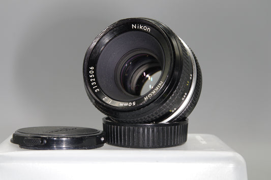 Nikon Nikkor 50mm F/2 Non-AI Lens