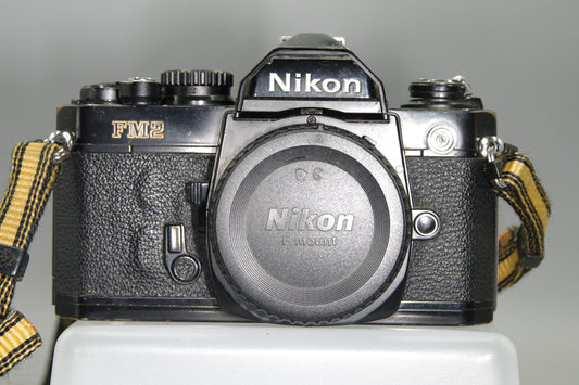 Black Nikon FM2 35mm SLR - Good Working Condition
