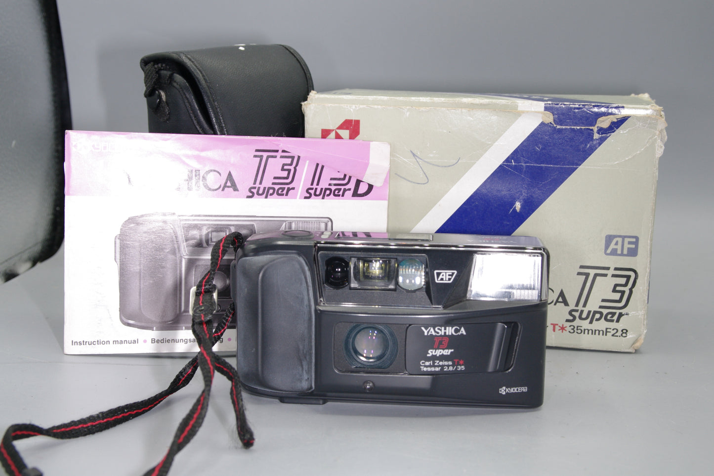 Yashica T3 Super Compact 35mm Camera - Boxed with Case