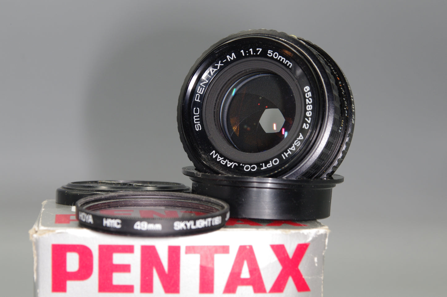 SMC Pentax-M 50mm f/1.7 Lens – K Mount, Boxed, Manual Focus, Excellent