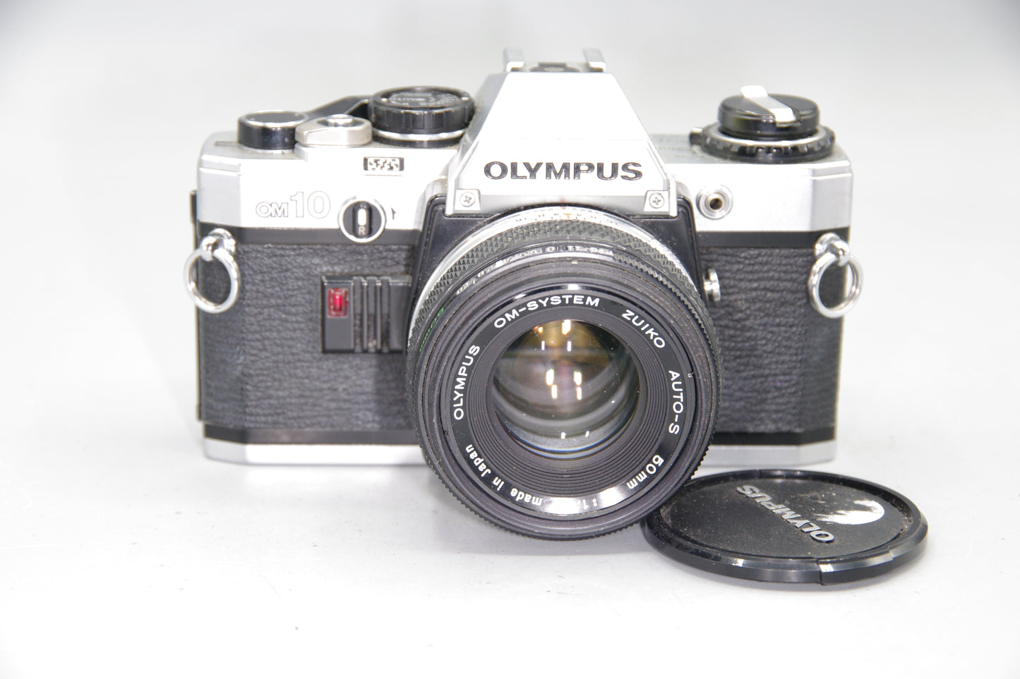 Olympus OM10 35mm SLR Camera with 50mm F/1.8 Lens+ Batteries - VGC