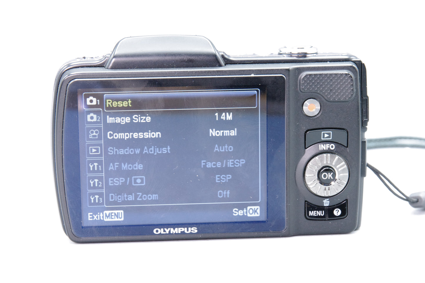 Olympus SZ‑10 Digital Camera 14MP with 18x Zoom - Excellent