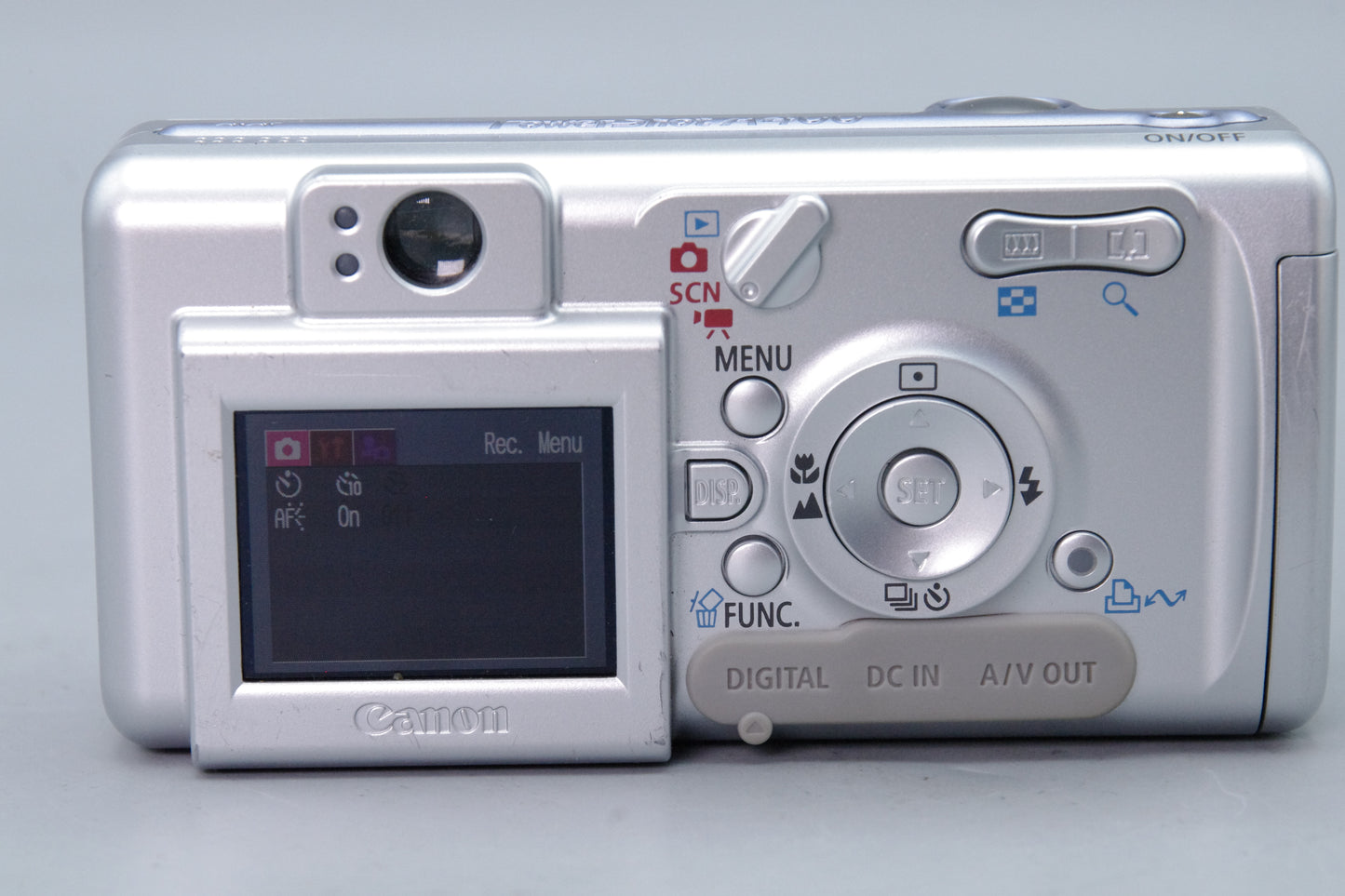 Canon PowerShot A400 Digital Camera – Silver – 3.2MP – Excellent Condition