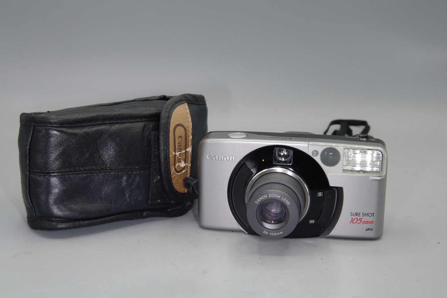 Canon Sure Shot 105 35mm Film Camera - 38–105mm Zoom - Excellent