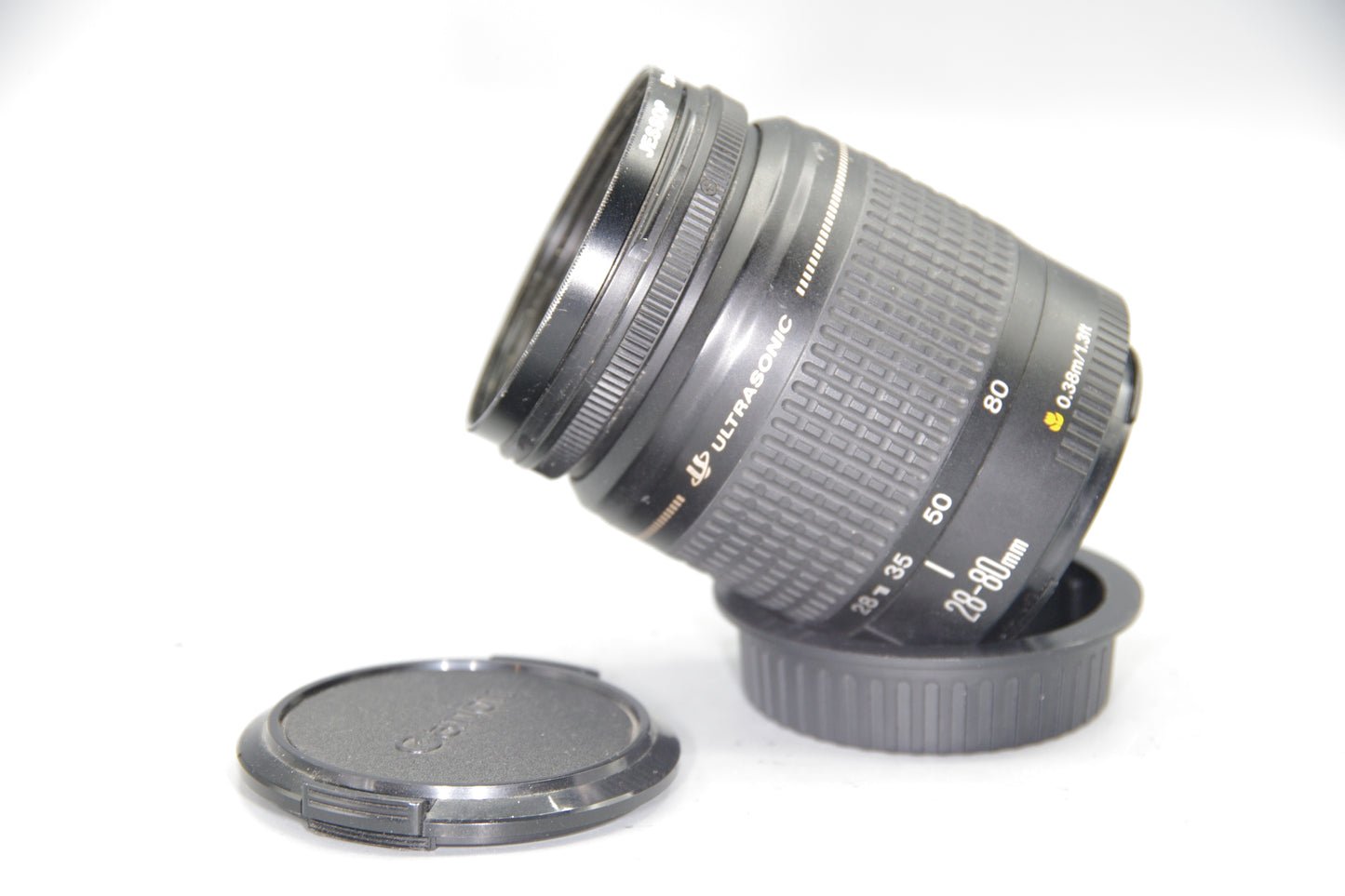 Canon EF 28–80mm f/3.5–5.6 IV USM Lens – Ultrasonic AF – With Caps