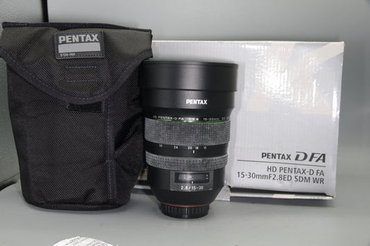 Pentax-D FA  HD 15-30mm F/2.8 ED SDM WR Lens - Boxed