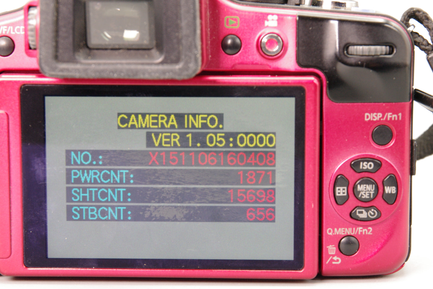 Panasonic Lumix DMC‑G3 Red 16MP – 14‑42mm Lens Manual‑Only – S/C 15698