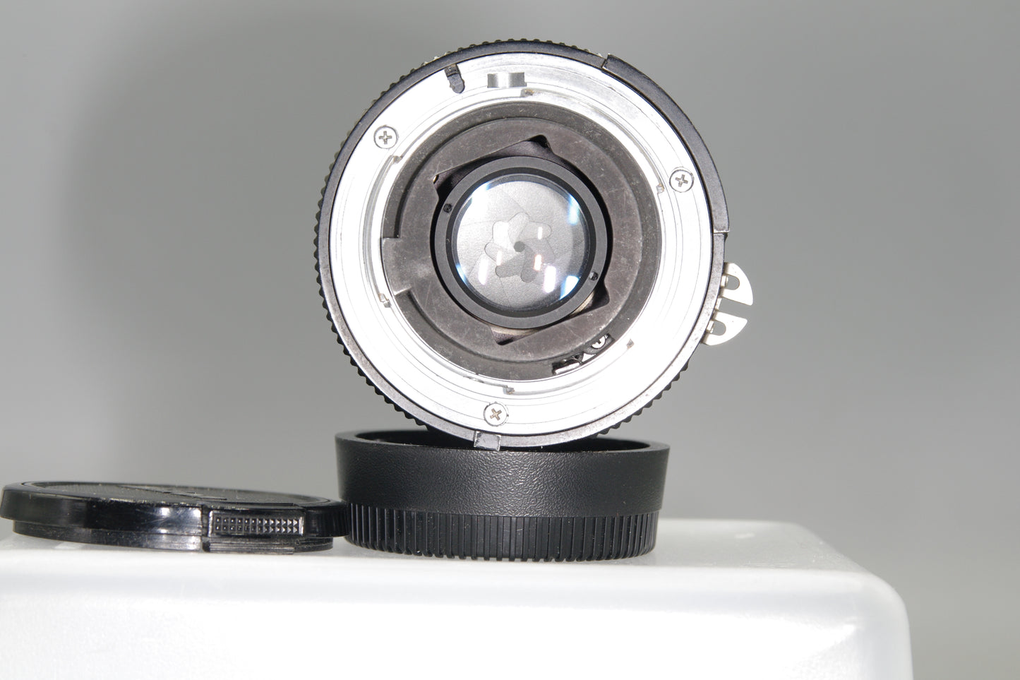 Nikon Micro-Nikkor 55mm F/2.8 AI-S Lens with caps - Excellent