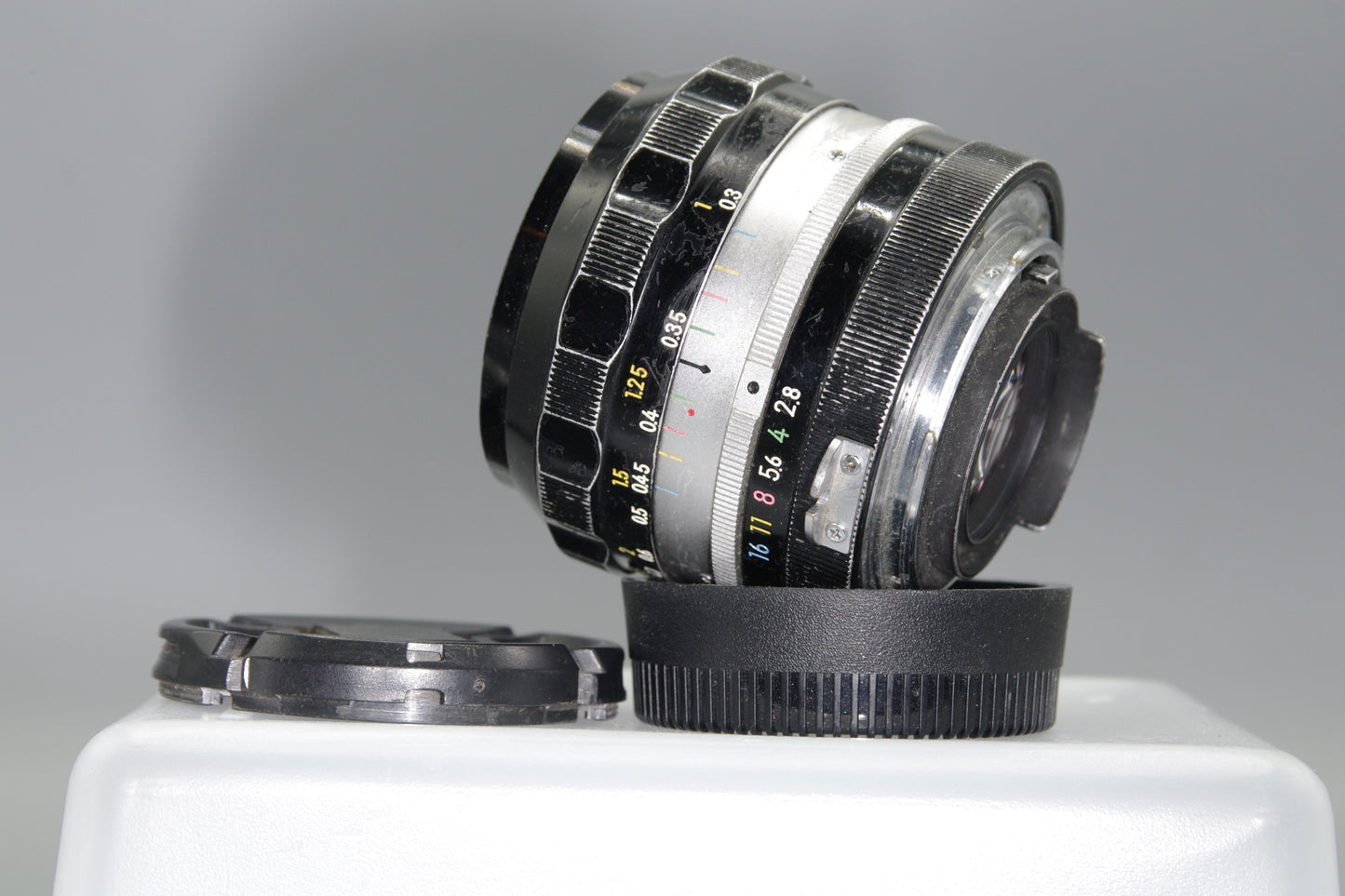 Nikon Nikkor-NC 24mm F/2.8 Pre-AI Lens with caps
