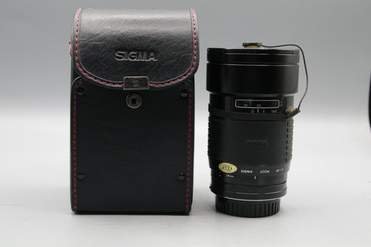 Sigma AF 28–200mm f/4–5.6 Zoom – Minolta A Mount – Excellent – Caps