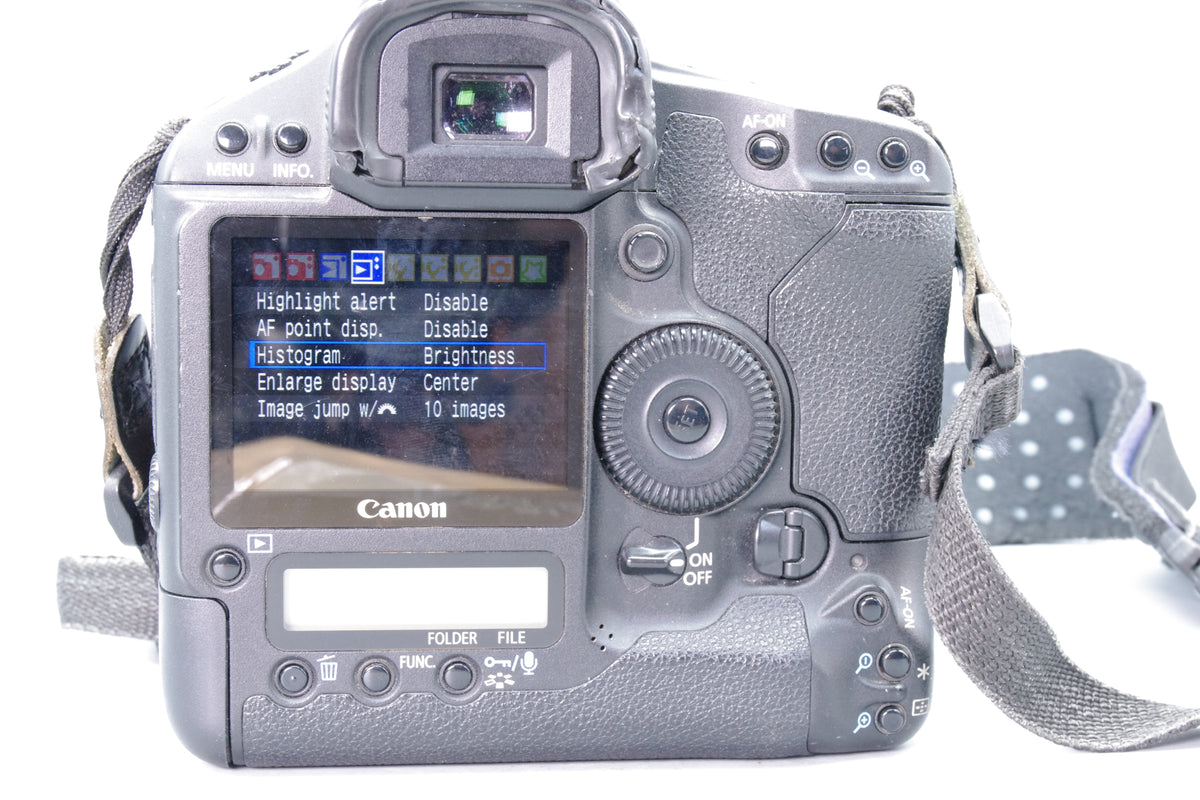 Canon EOS‑1D Mark III DSLR – Boxed – Charger Battery Cables – Tested – VGC