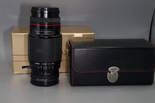 Sigma APO 75–300mm f/4–5.6 – Minolta A-Mount – Boxed – Excellent Condition