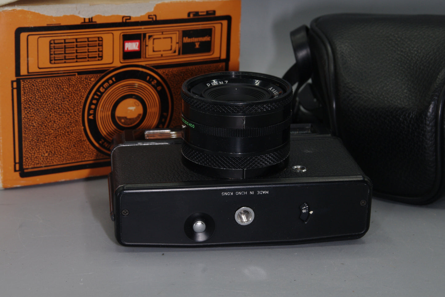 Boxed Prinz Mastermatic V with 45mm F/2.8 Lens and Case