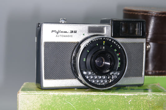 Fujica Automagic 35 with 38mm F/3.4 Lens and Box