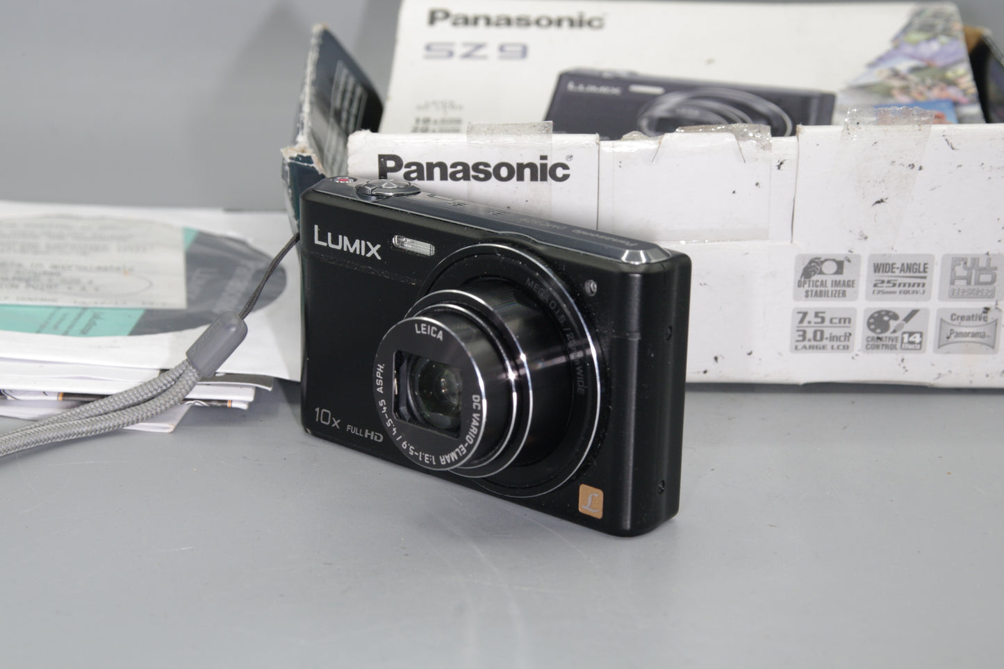 Panasonic Lumix DMC-SZ9 16.1MP Digital Compact VGC