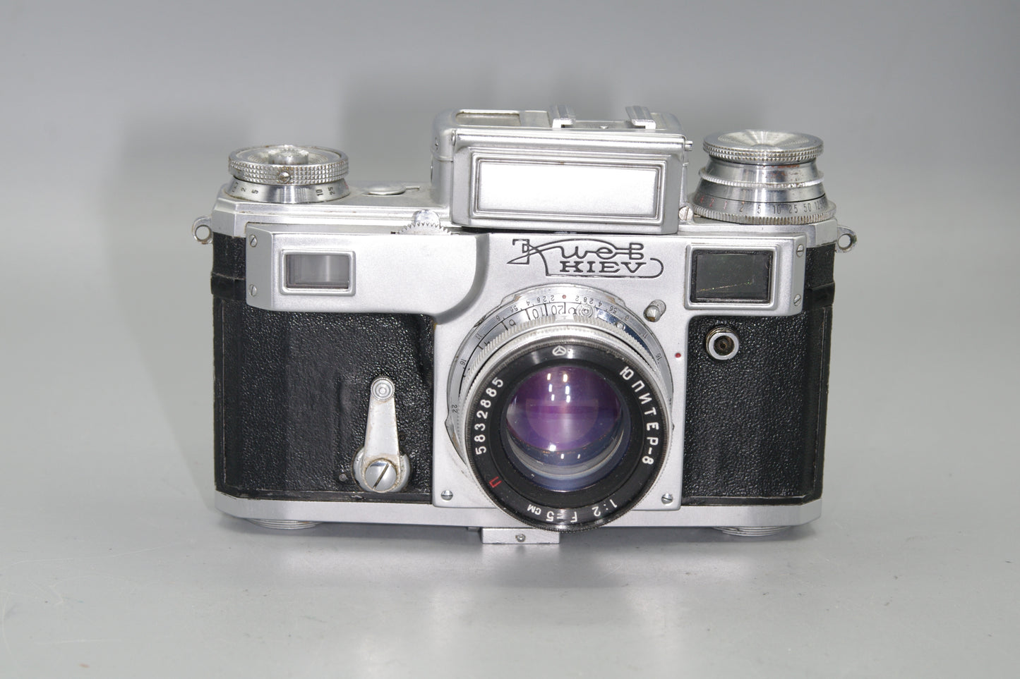 Soviet Kiev 3 35mm Contax Style Rangefinder with Jupiter 8 50mm Lens